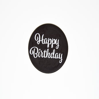 Chocolate Topper - “Happy Birthday”