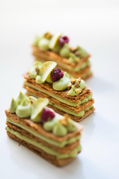 Mille-feuille pistachio