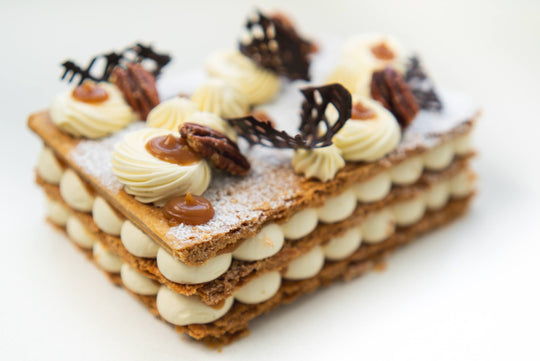 Signature Mille-feuille - Vanilla, Salted Caramel and Pecan