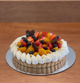 Les fruits de la passion: Summer fruit  and mascarpone cream tart