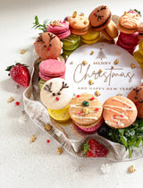 🎄 Couronne de Macarons de Noël / Christmas Macaron Wreath ✨
