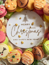 🎄 Couronne de Macarons de Noël / Christmas Macaron Wreath ✨