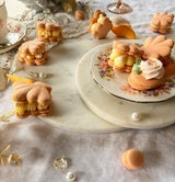 Perle de Pêche Macarons peach and champagne 🍾 box of 4