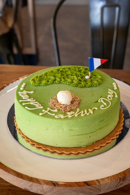 Father’s Day Pistachio Mousse Cake 🏆💚