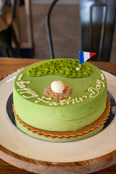 Father’s Day Pistachio Mousse Cake 🏆💚
