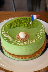Father’s Day Pistachio Mousse Cake 🏆💚