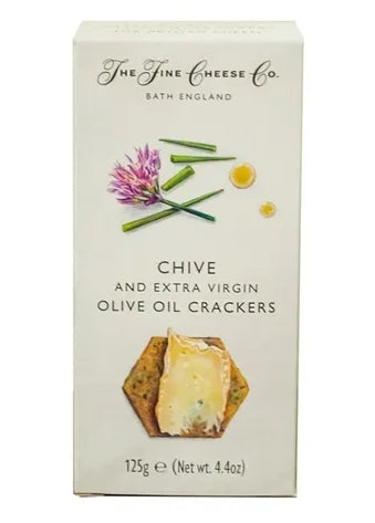 CRACKERS CHIVES & EXTRA VIRGIN OLIVE OIL 125G